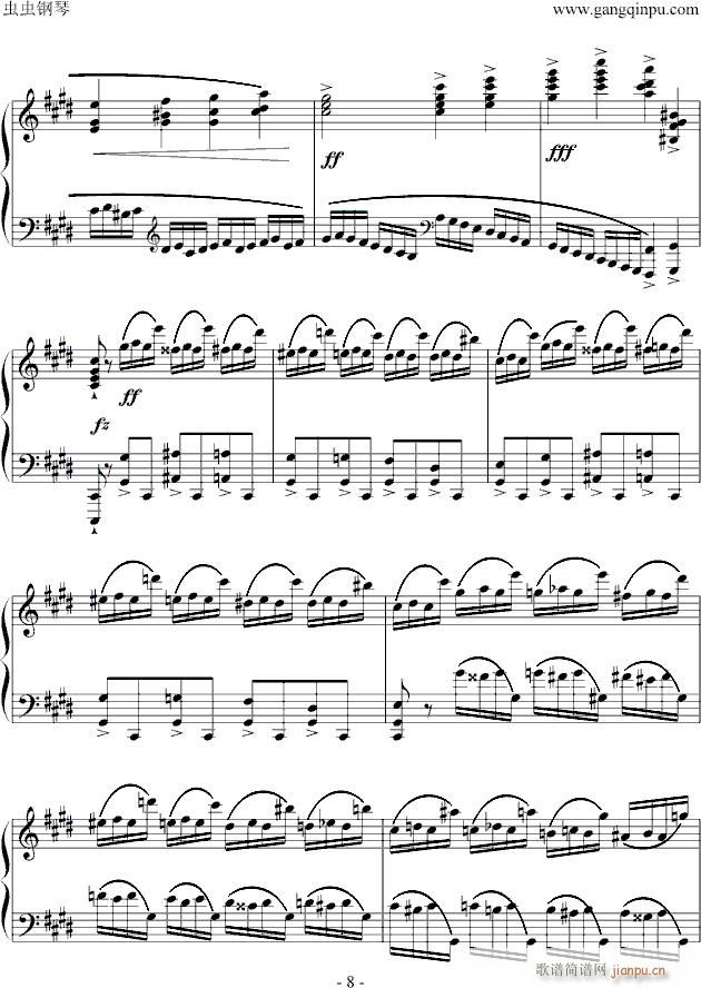 Ф����� Etude OP 10 NO 4(����V)8