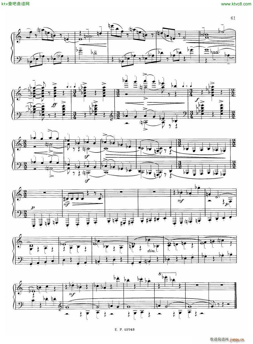 Russian Soviet Piano Music Album of 20th century ��(����V)6