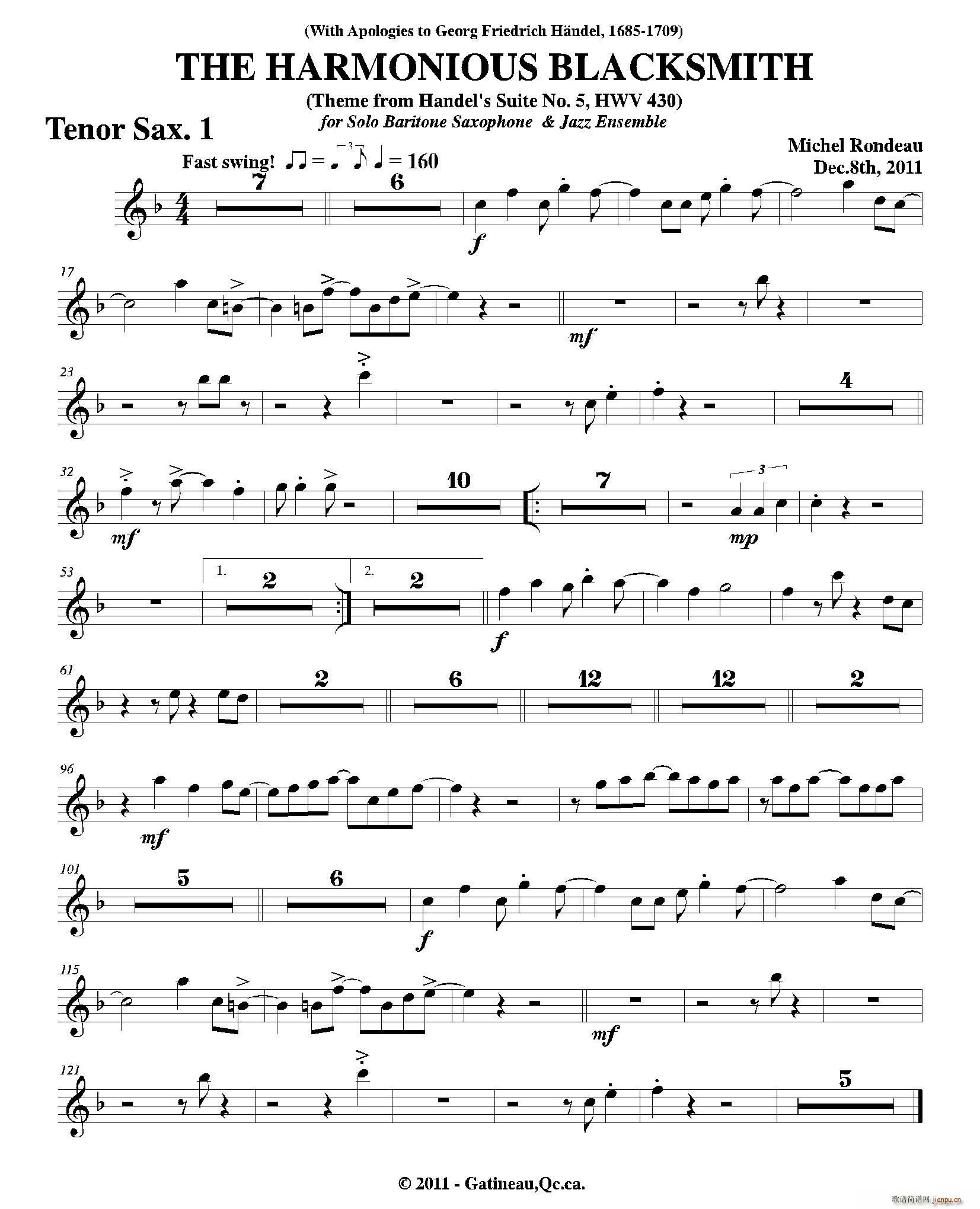 THE HARMONIOUS BLACKSMITH ��һ�������_��˹(ʮ�ּ�����)1