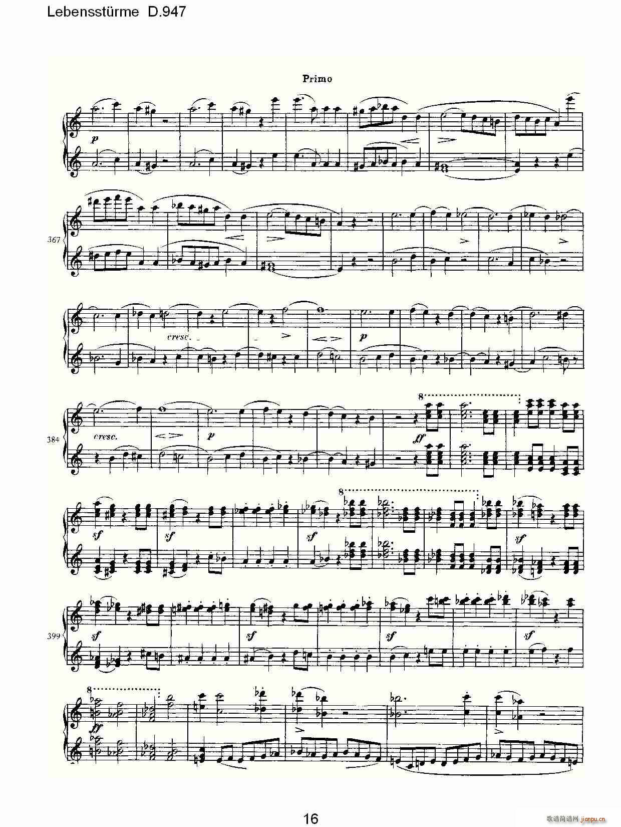 Lebensst��rme D.947(ʮ�ּ�����)15