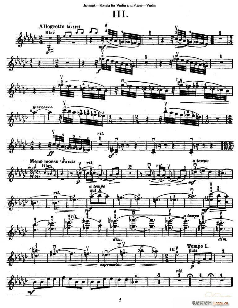 Sonata for Violin and Piano(ʮ�ּ�����)5