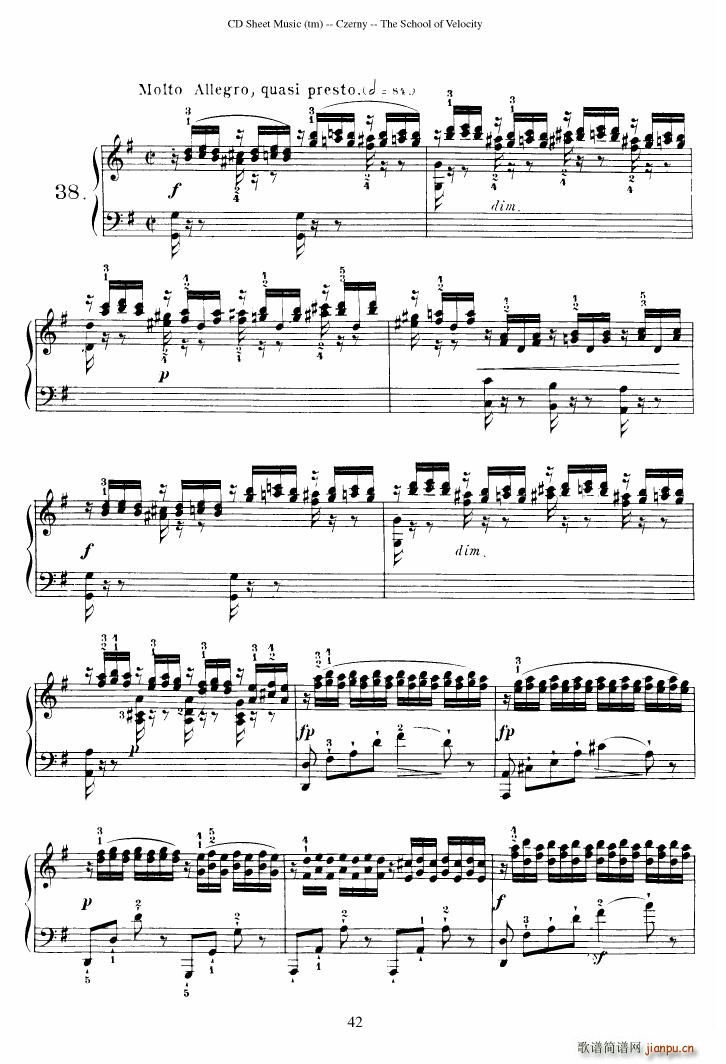 Czerny op 299 Schule der Gel ufigkeit 2(����V)42