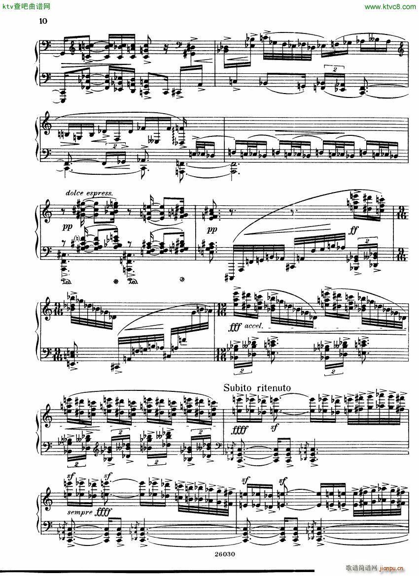 Bentzon op 10 Toccata(����V)8