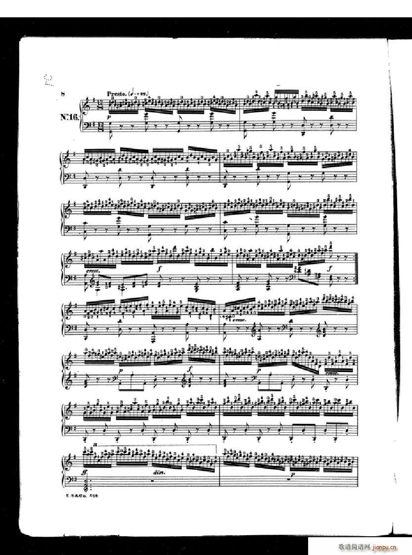 Czerny School of Velocity book 2 Op 299(����V)7