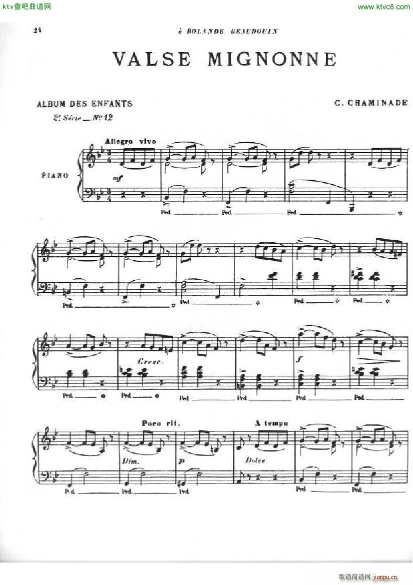 Chaminade Album des enfants 2e s��rie op 126(����V)23