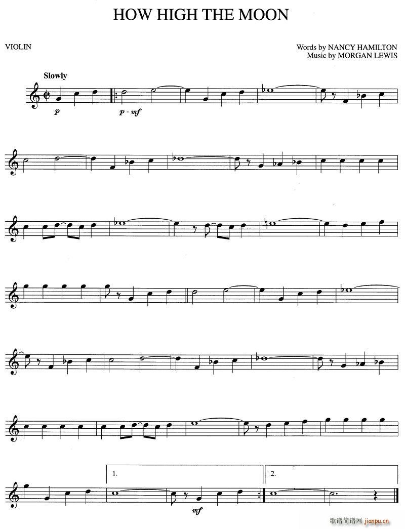 How High The Moon(ʮ�ּ�����)1