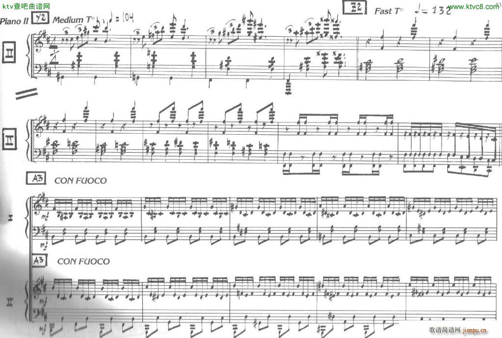 Bolling Sonata for Two Pianist no 2 Part3(����V)6