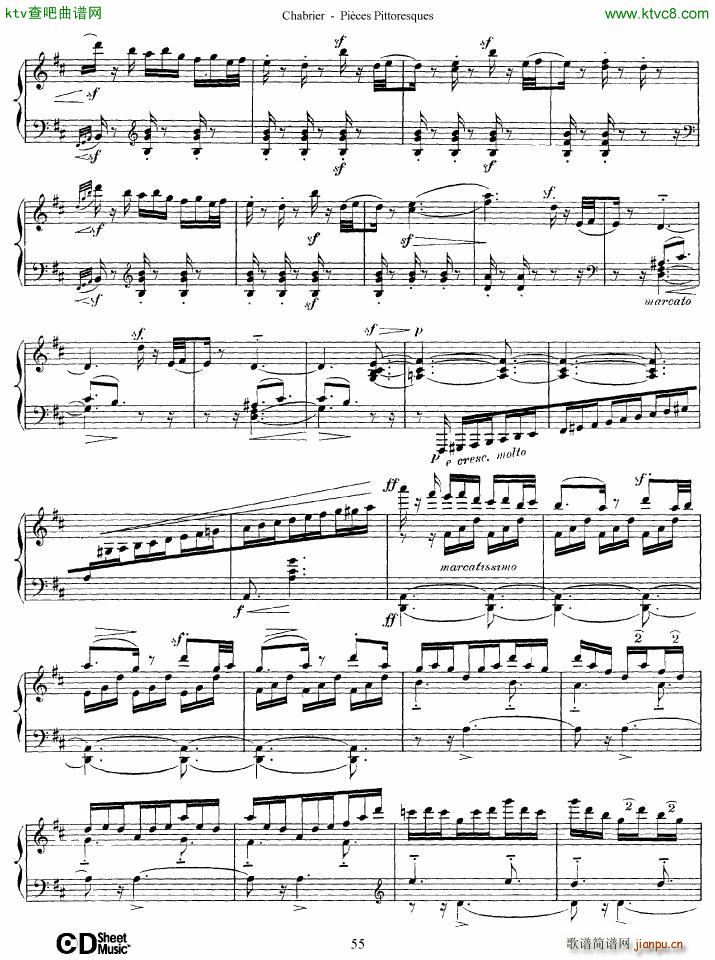 Chabrier Pi��ces Pittoresques 7 10(����V)26