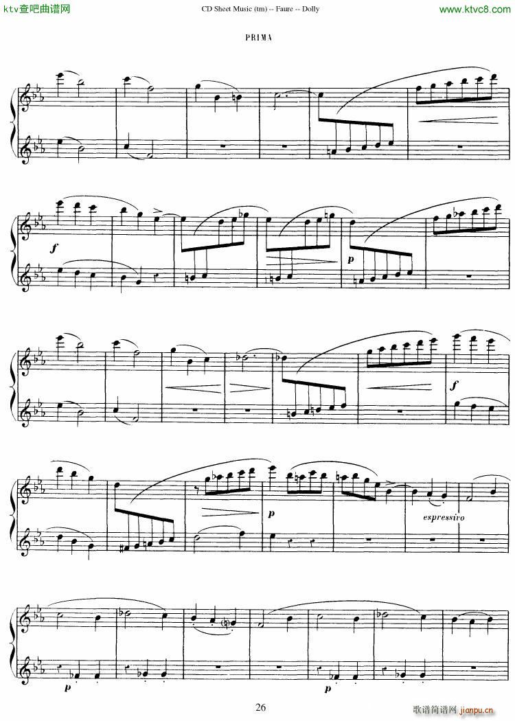 Faur�� op 56 Dolly Suite(����V)27