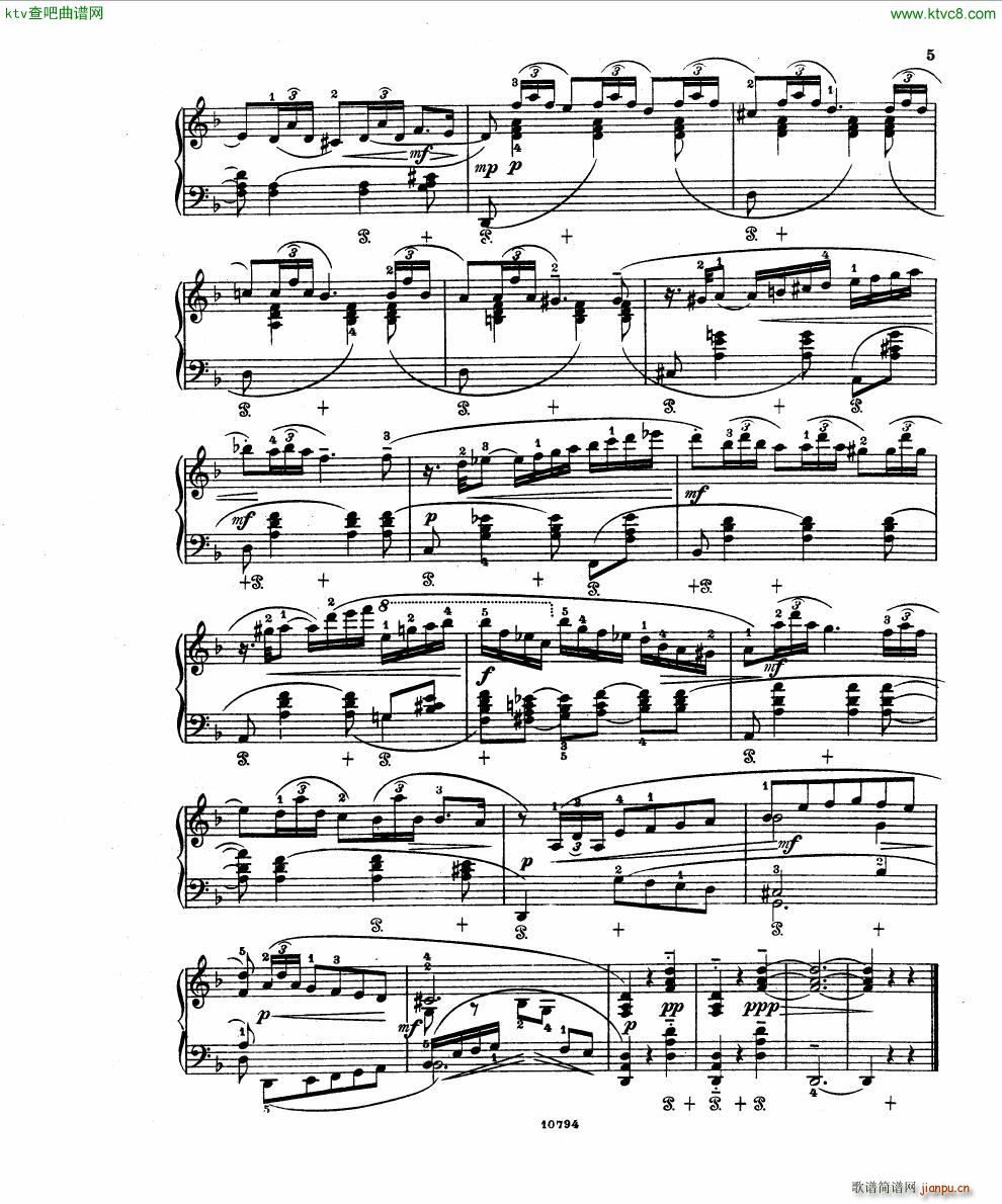 Fuchs Robert Improvisation pour clavier op 11(����V)3