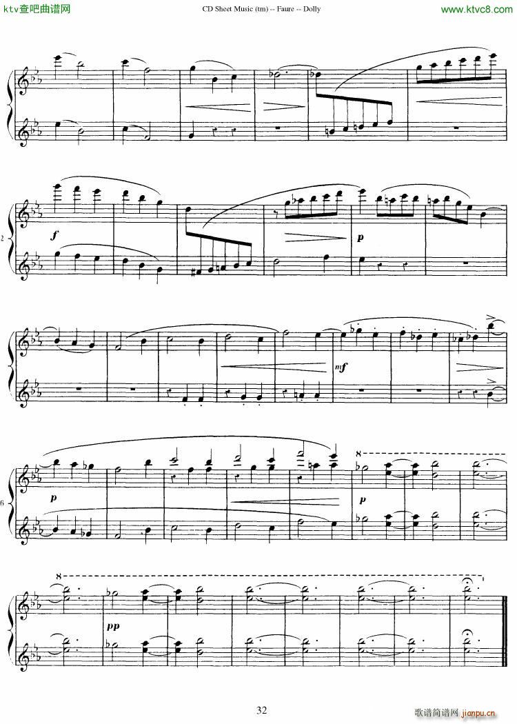 Faur�� op 56 Dolly Suite(����V)33