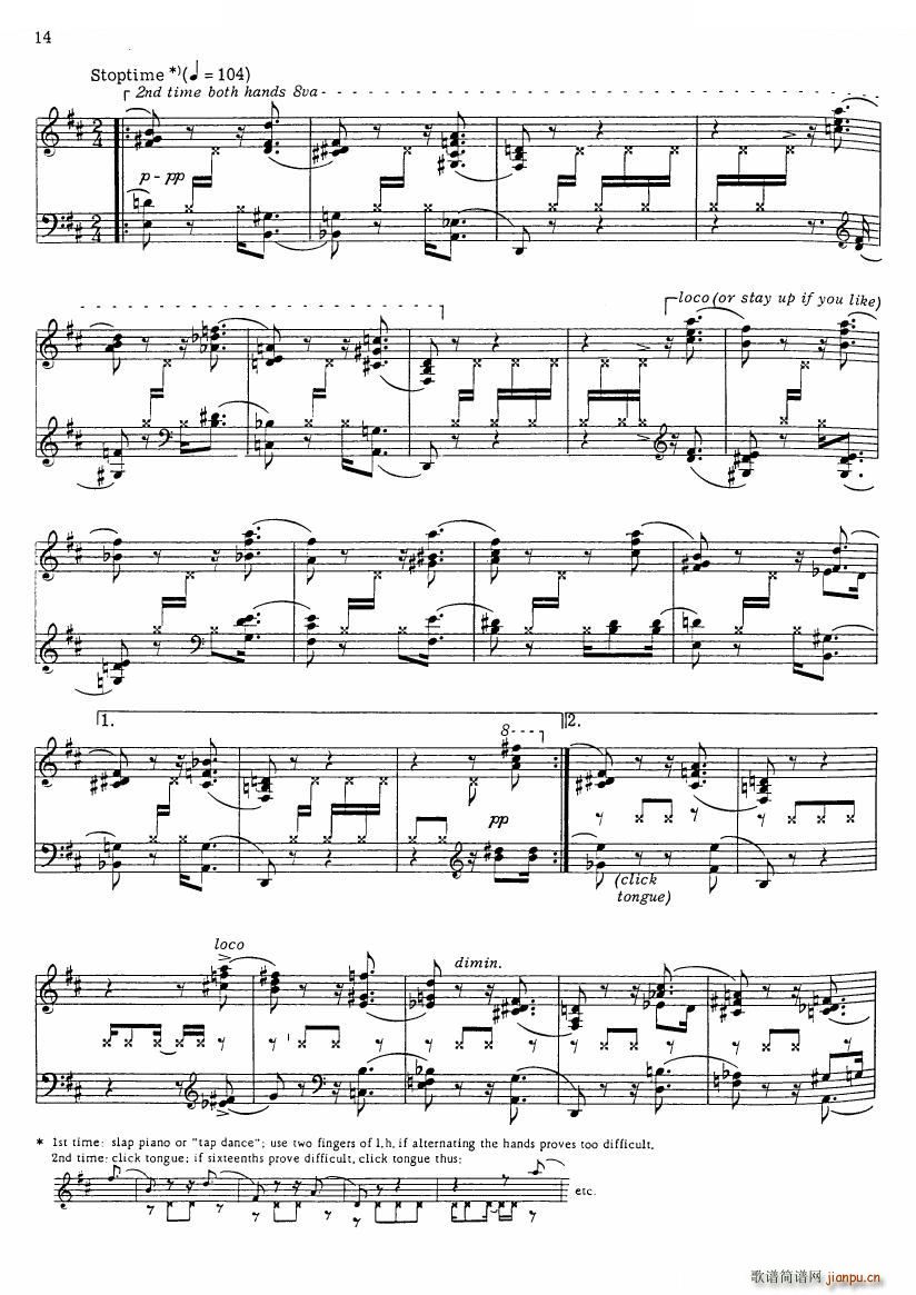 Garden of Eden 4 Rags for Piano(����V)15