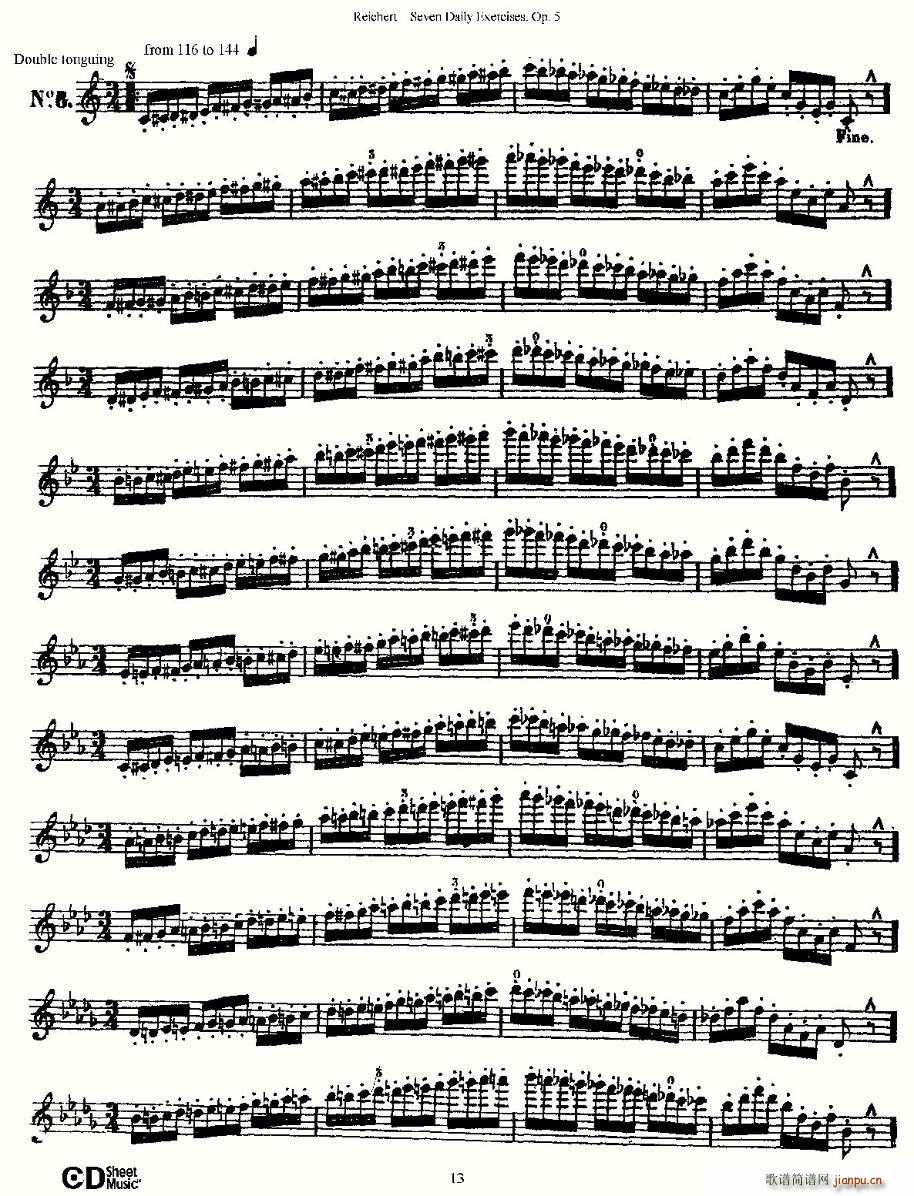 Seven Daily Exercises, Op.5(ʮ�ּ�����)13