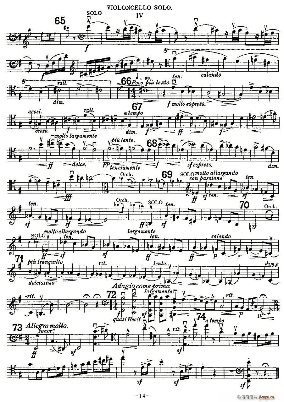Edward Elgar Concerto e Minor Op85 For Cello(ʮ�ּ�����)14