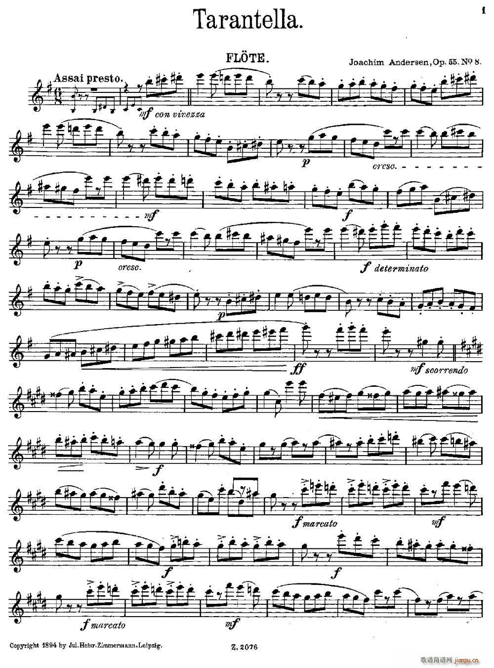 Tarantelle Op 55 No 8(�Ѻ��V)1