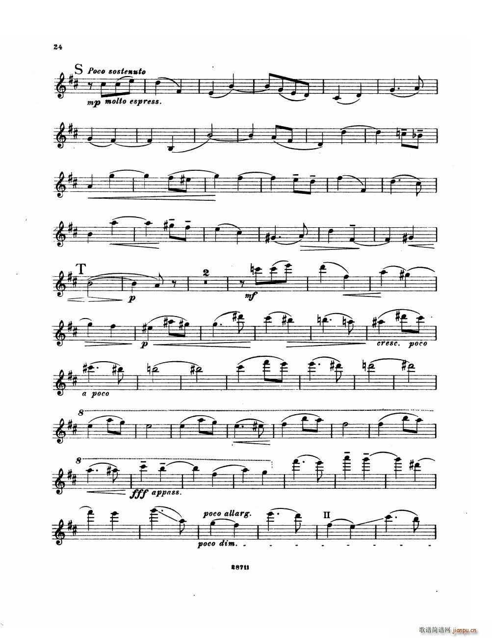 Bowen Suite for violin and piano violin part(����V)24