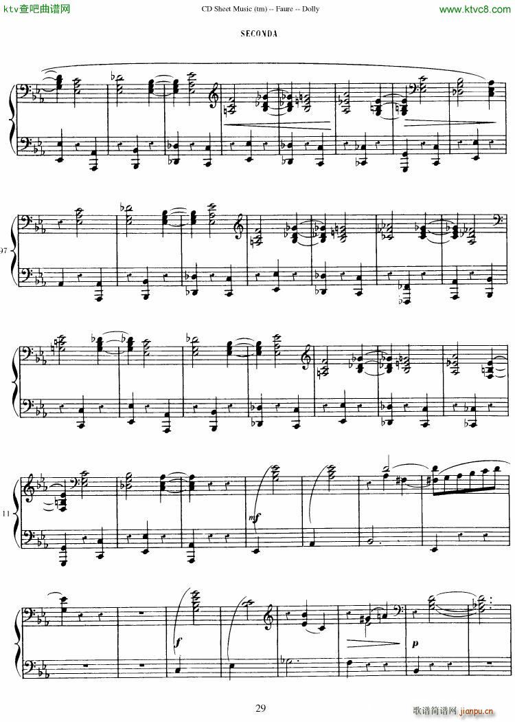 Faur�� op 56 Dolly Suite(����V)30