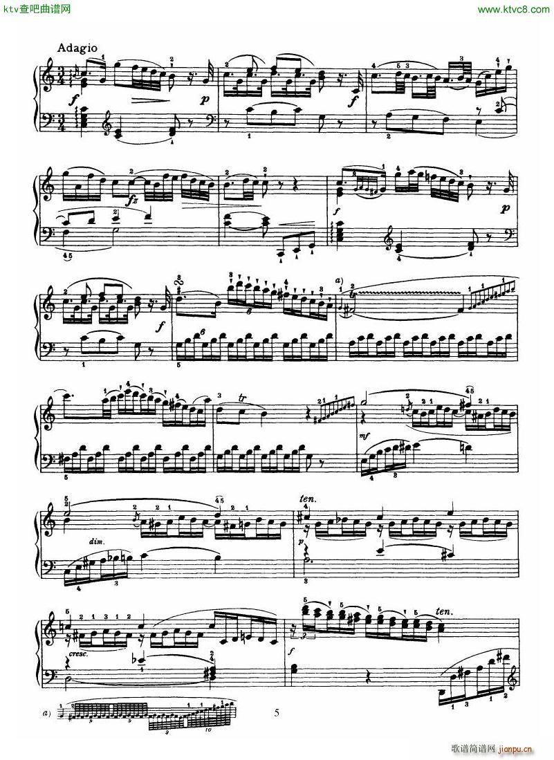 Haydn Piano Sonata No 39 In G(����V)5