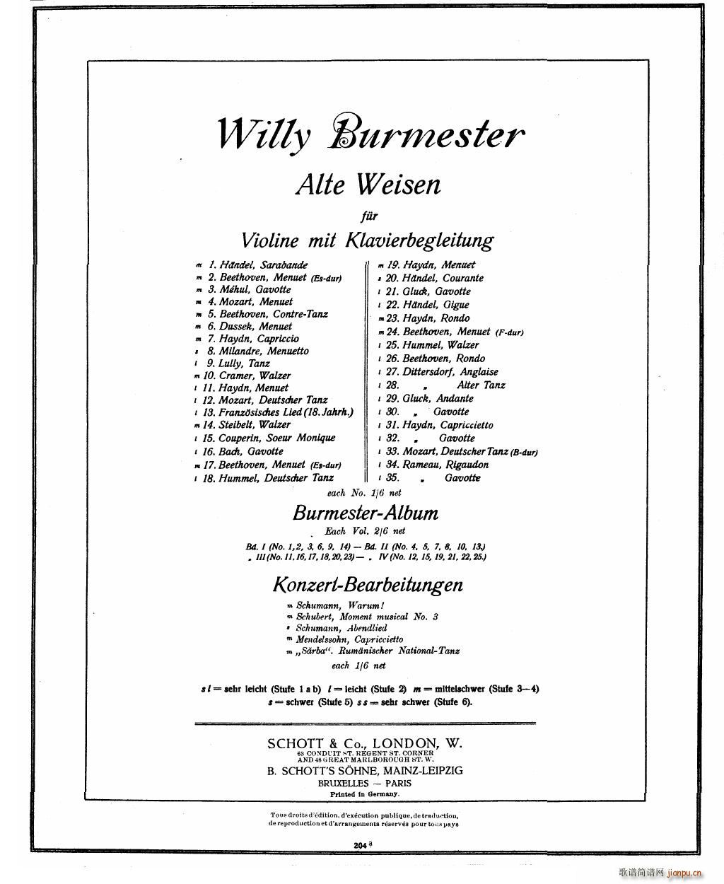 Bowen Barcarolle for violin and piano(����V)13