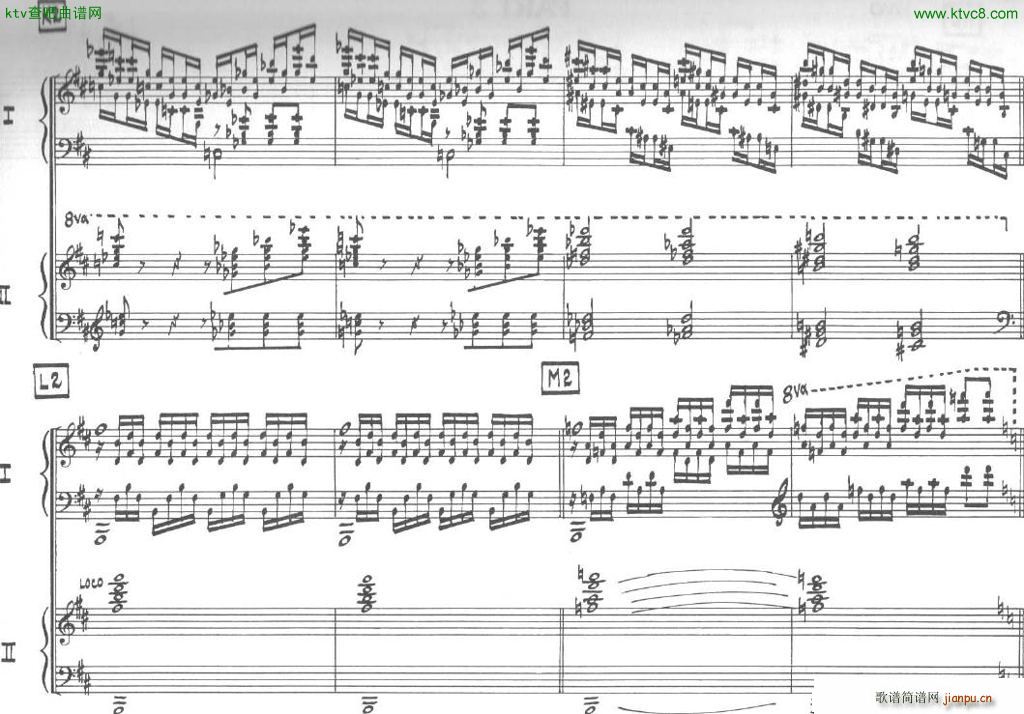 Bolling Sonata for Two Pianist no 2 Part2(����V)18