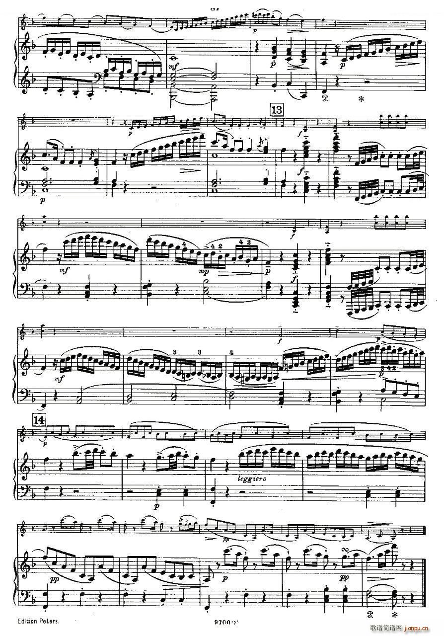 Mozart Violin Sonata No 7 KV 376 ����С�������Q��(С�����V)16
