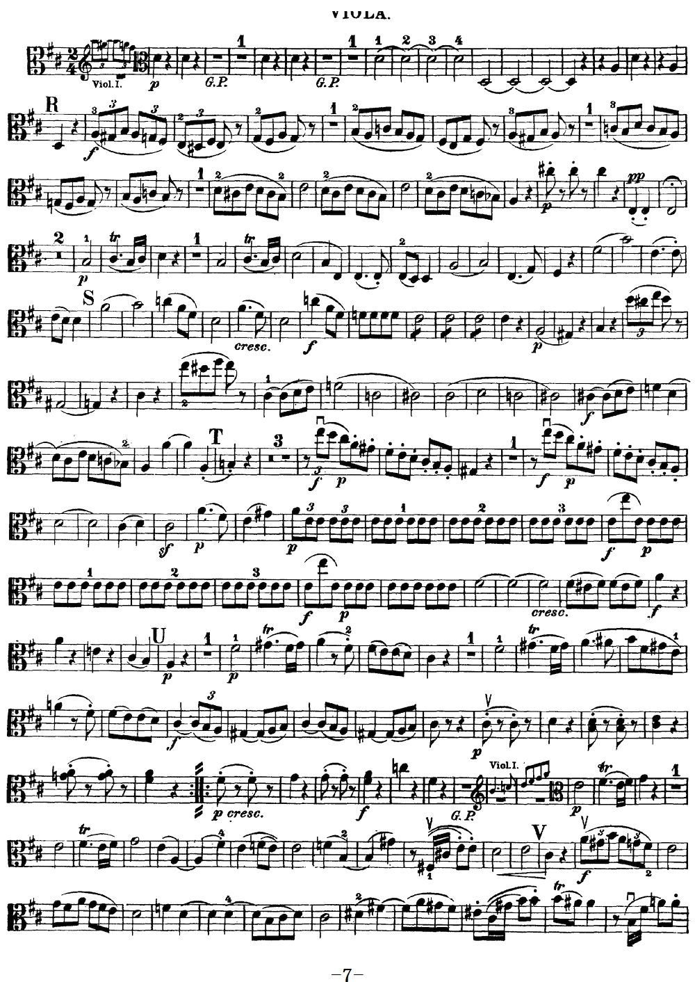 Mozart Quartet No 20 in D Major K 499 Viola(ʮ�ּ�����)7