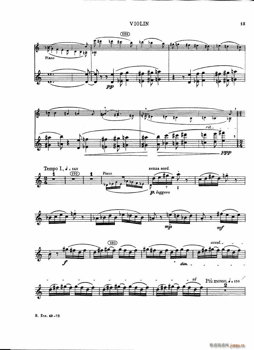 Bartok SZ 111 Contrasts violin(����V)13