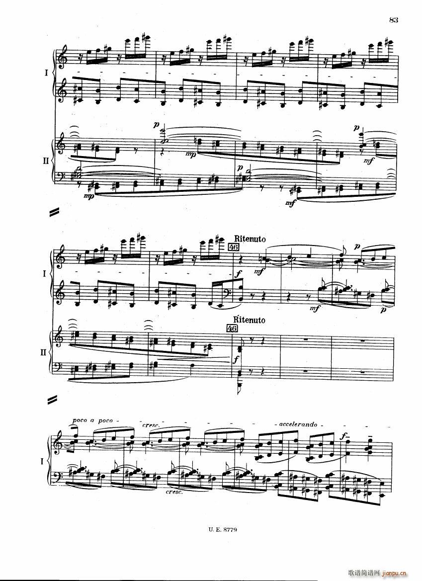 Bartok SZ 83 Piano Concerto 1 2p reduct ��(����V)40