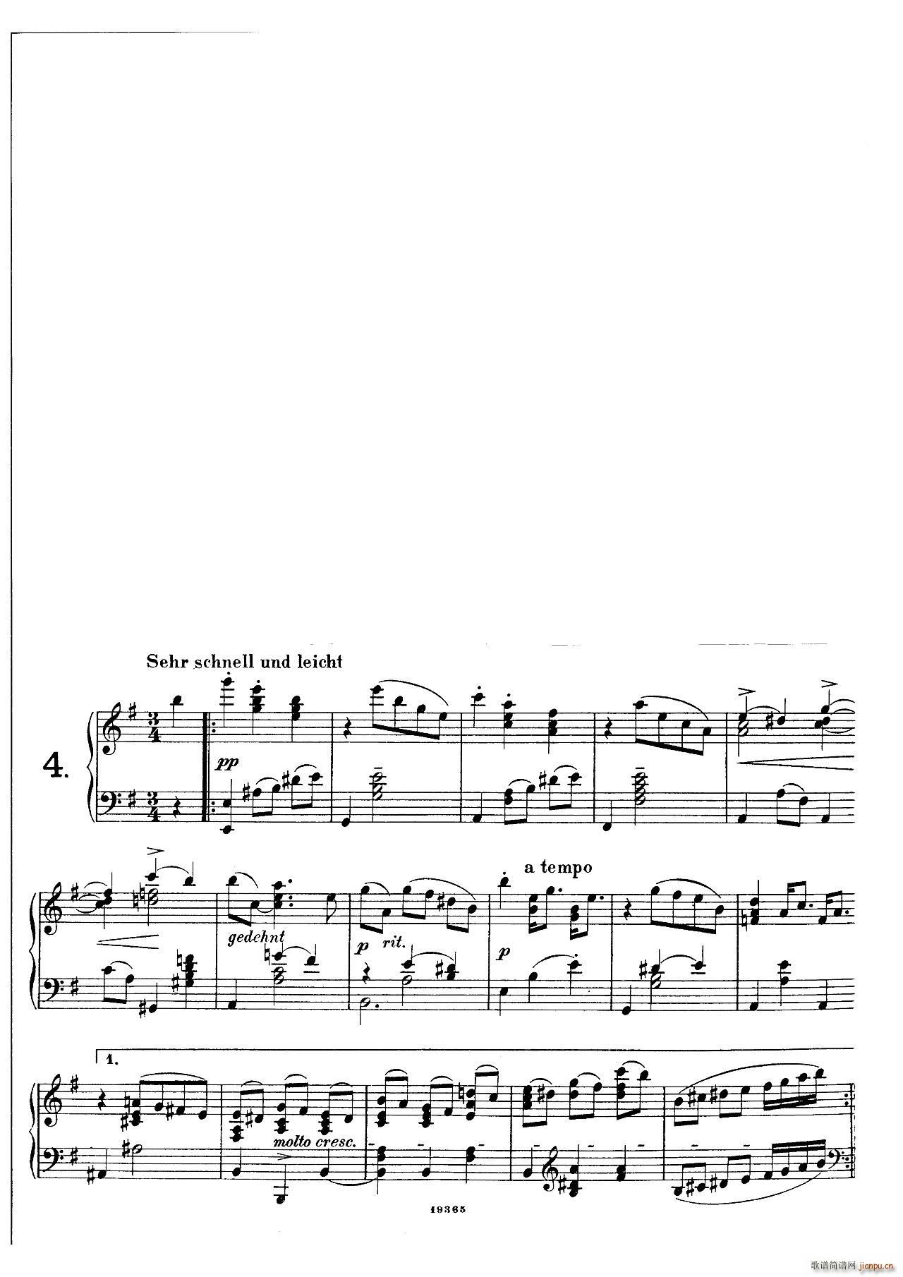 �� ��ķ��˹�� Landliche Tanzee Op 1 �l������(����V)5