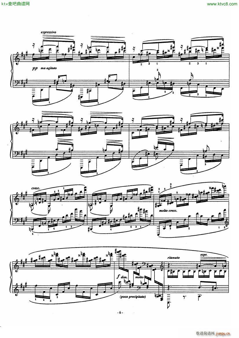 Etude No 10 D apr��s Chopin(����V)6