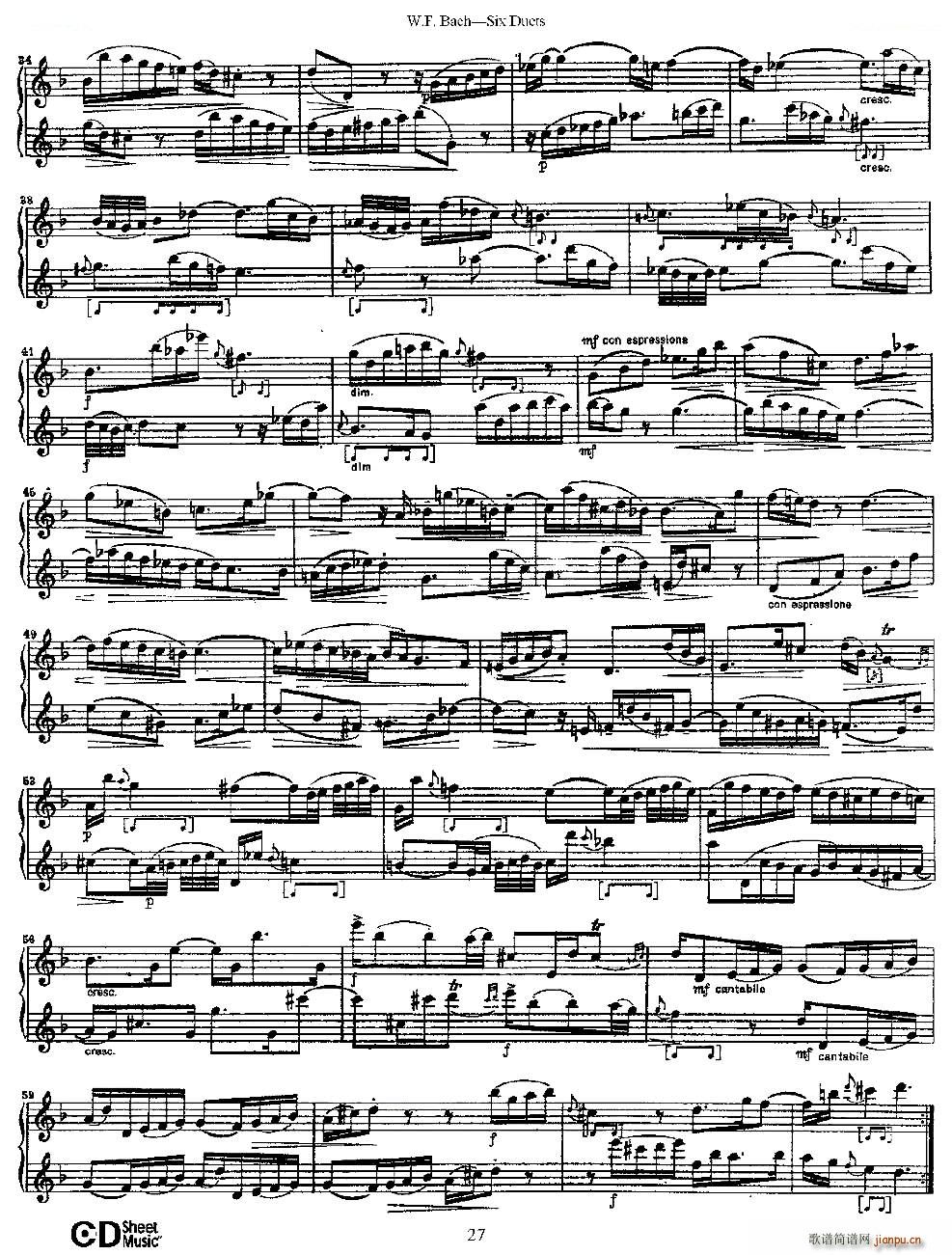 Six Duets ֮�� ���׶����ྚ���� �~��(���V)5