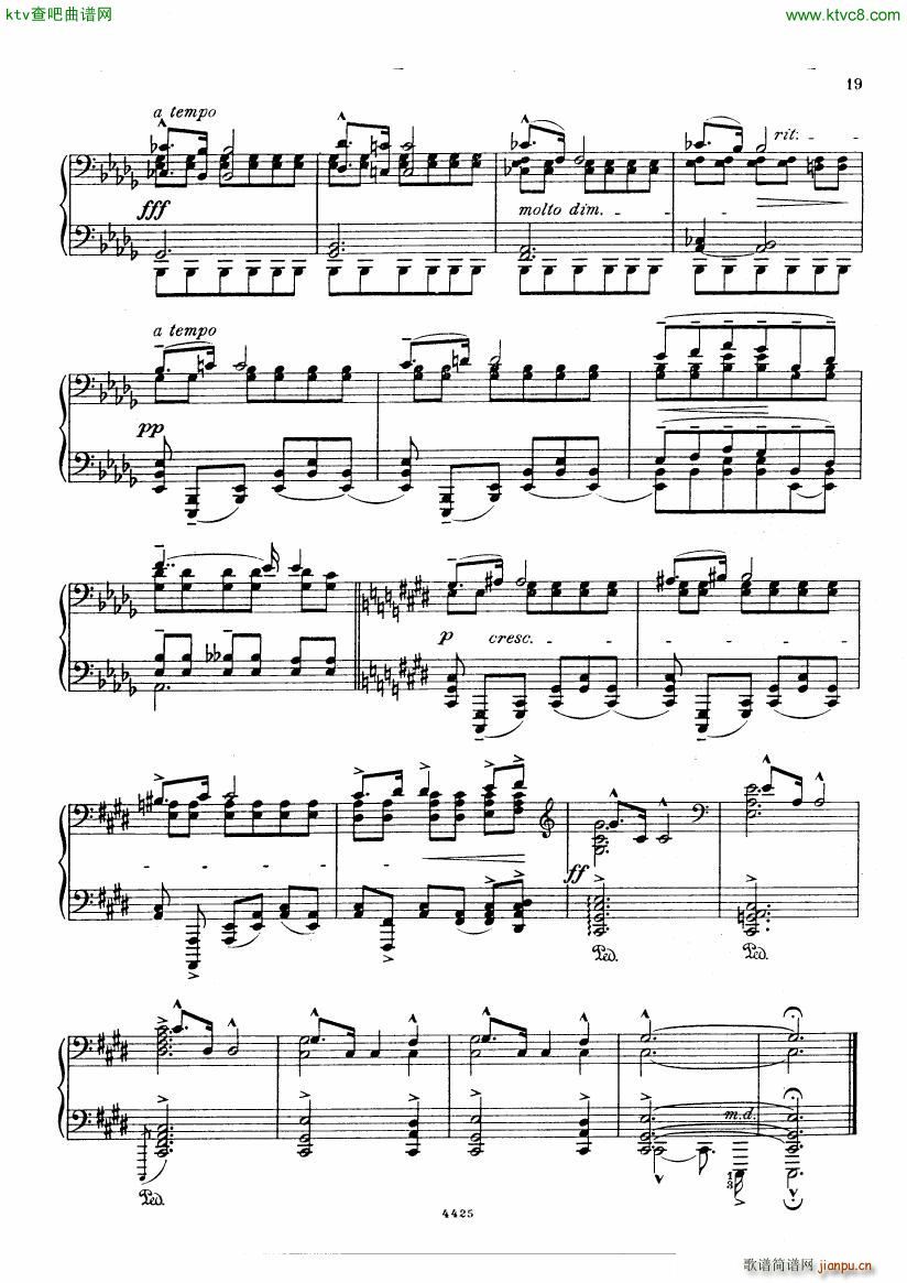 Bortkiewicz 10 Preludes Op 33(����V)19