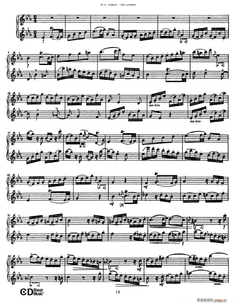 Six Duets 6�׶����� 3(���V)5