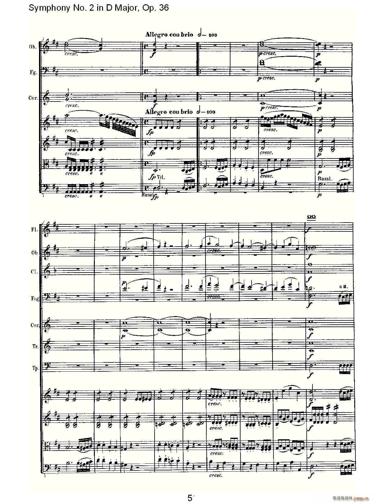 Symphony No. 2 in D Major, Op. 36(ʮ�ּ�����)5