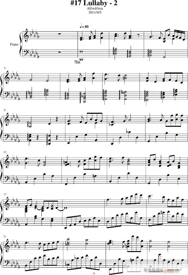 #17 Lullaby(����V)1