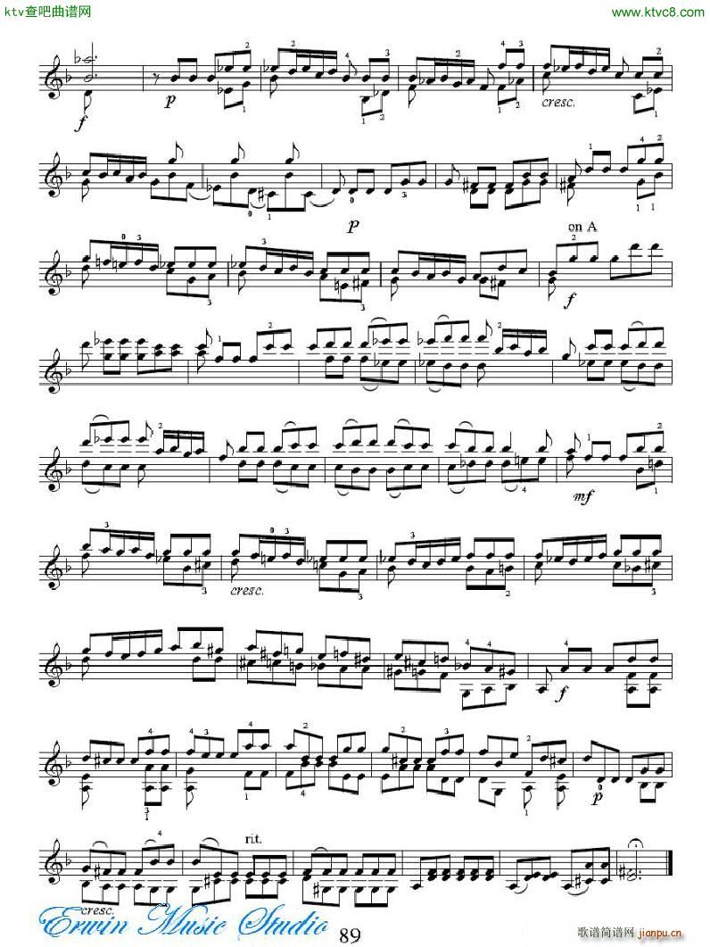 ���R�ɠ� 42�׾�����Rudolphe Kreutzer 42 Studies 35 42(ʮ�ּ�����)18