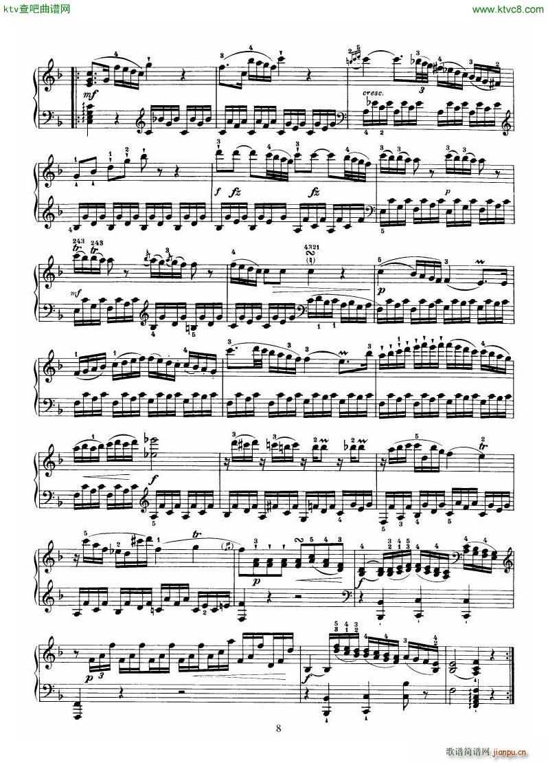 Haydn Piano Sonata No 35 In C(����V)8