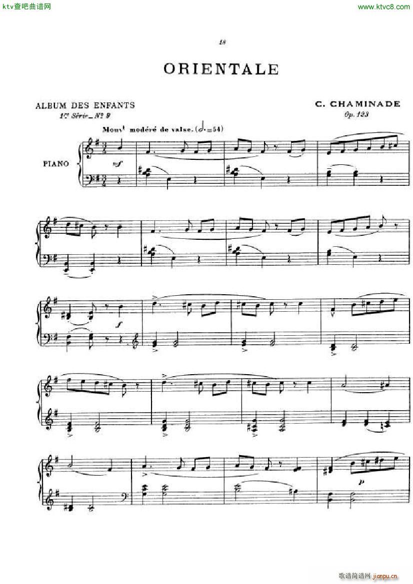 Chaminade Album des Enfants op 123(����V)17
