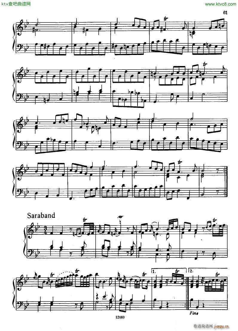 H ndel 1 Suiten for Piano Book 1 ��(����V)21