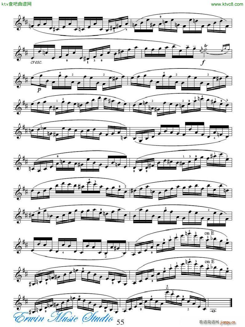 ���R�ɠ� 42�׾�����Rudolphe Kreutzer 42 Studies 22 28(ʮ�ּ�����)18