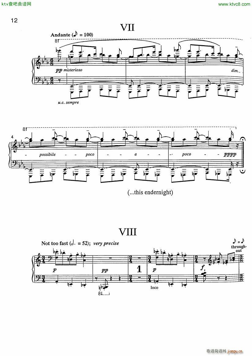 Bolcom 9 Bagatelles(����V)13