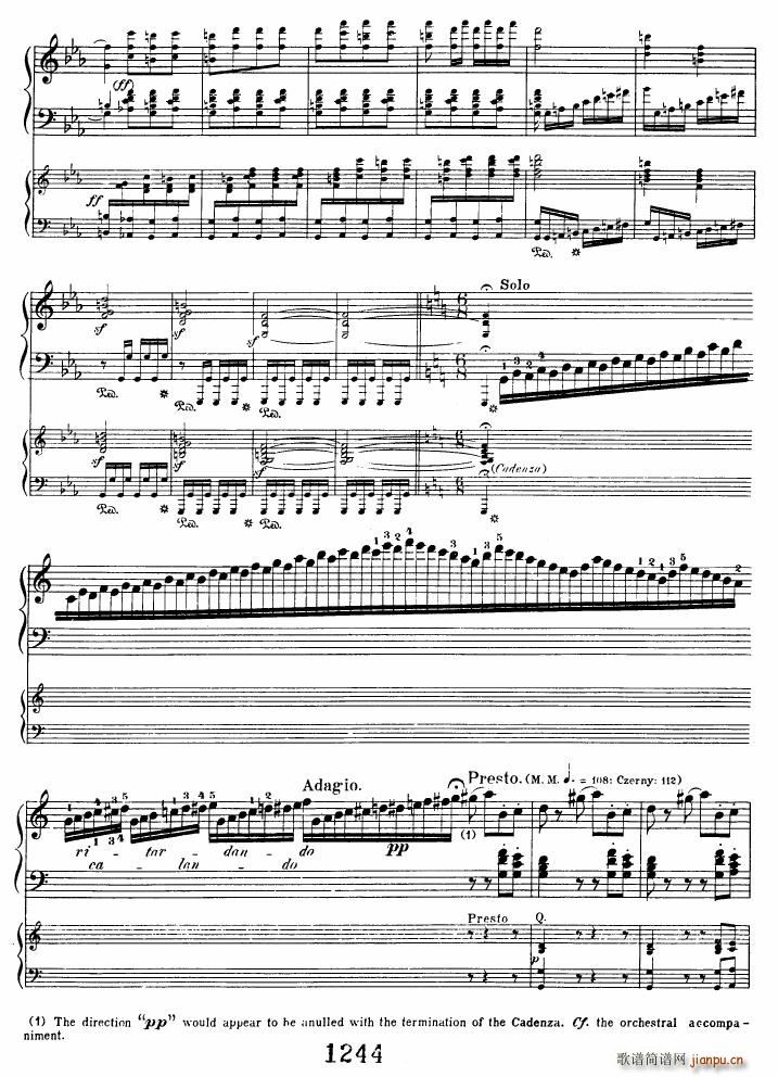 Beethoven op 37 Piano Concerto no 3 2pno red ��(����V)11