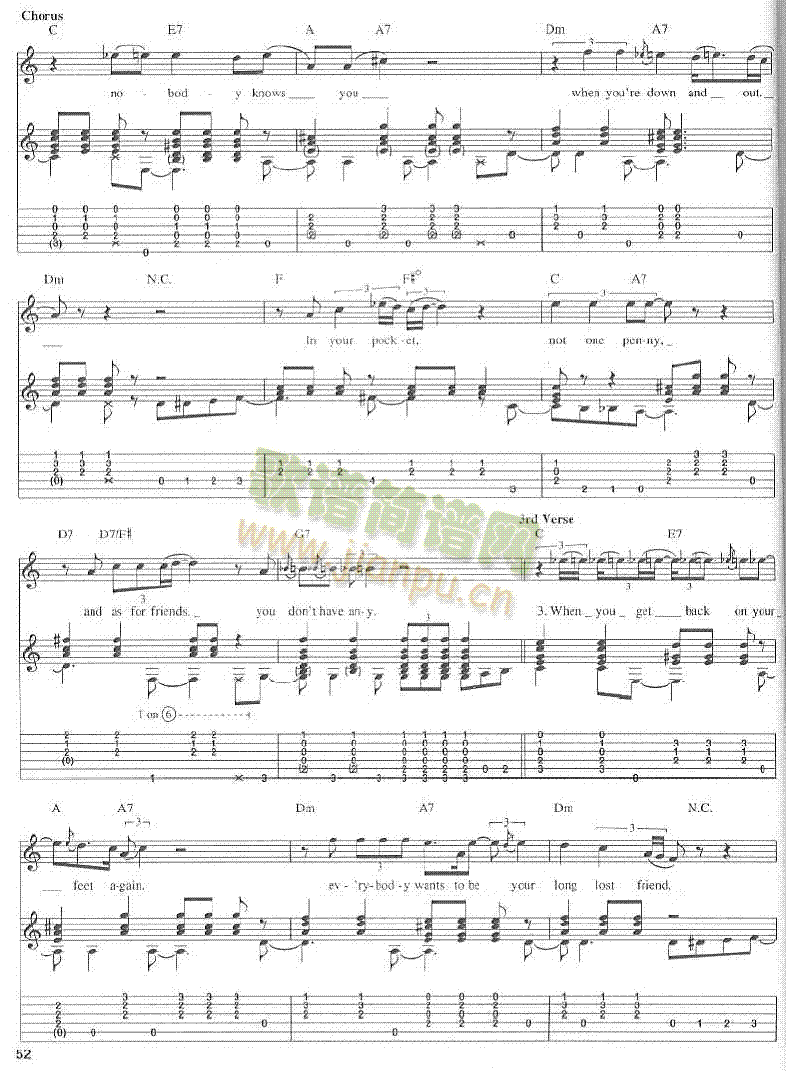 NobodyKnowsYouWhenYOureDownandOut�����V-(�����V)3