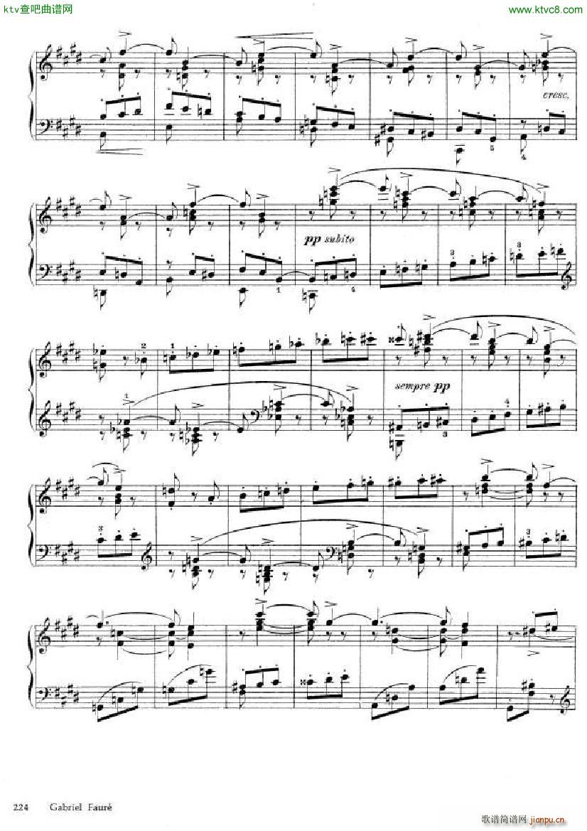 Faur�� Theme et variations opus 73(����V)14