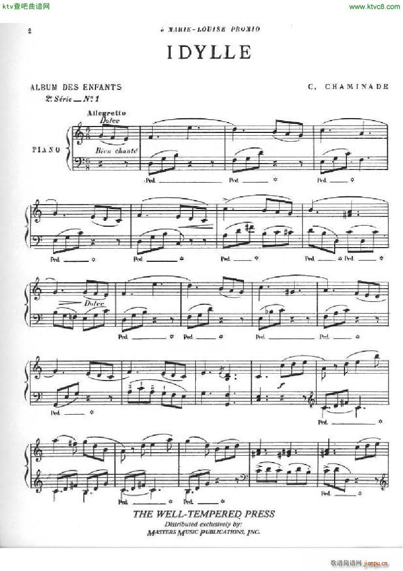 Chaminade Album des enfants 2e s��rie op 126(����V)1