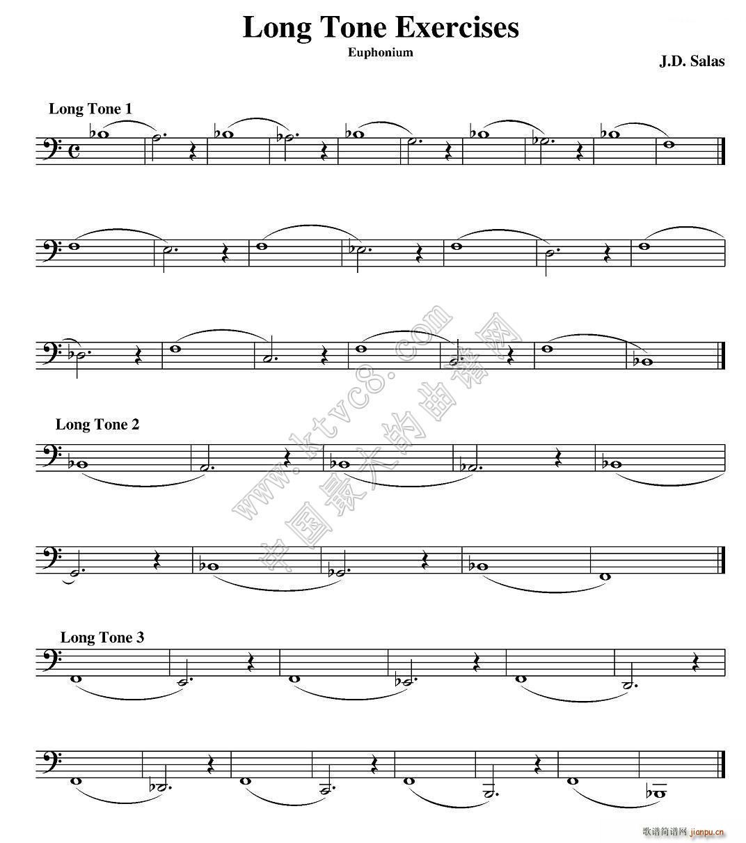 Long Tone Exercises ��̖�����̲��x��(ʮ�ּ�����)1