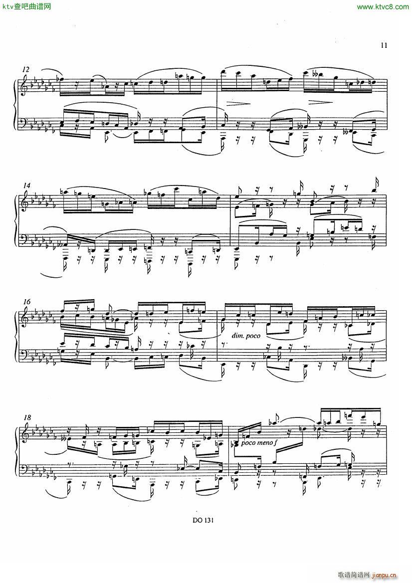 Etude No 12 Pr��lude et Fugue(����V)9