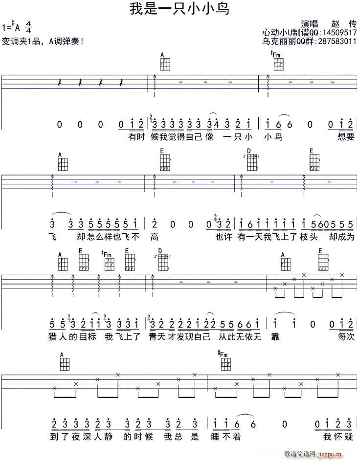 ����һֻСС�B(ni��o) ukulele��(ʮ�ּ�����)1