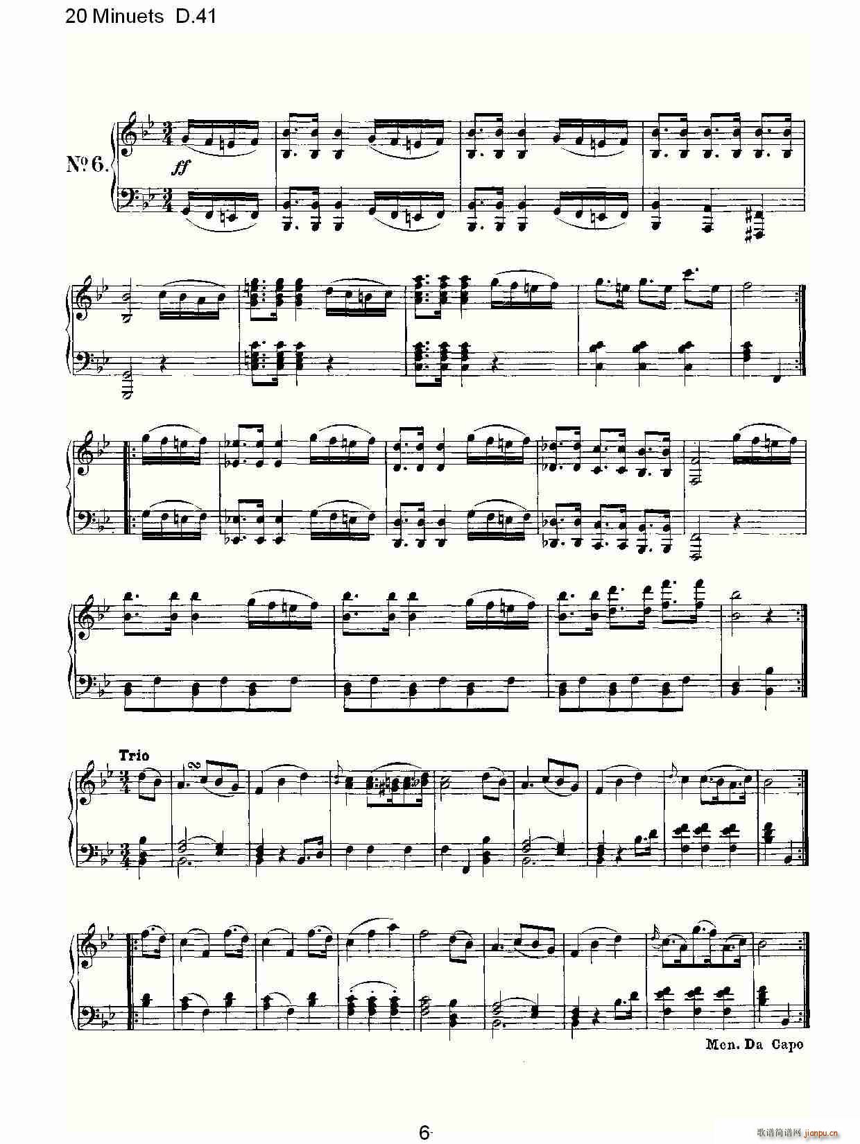 20 Minuets D.41(ʮ�ּ�����)6