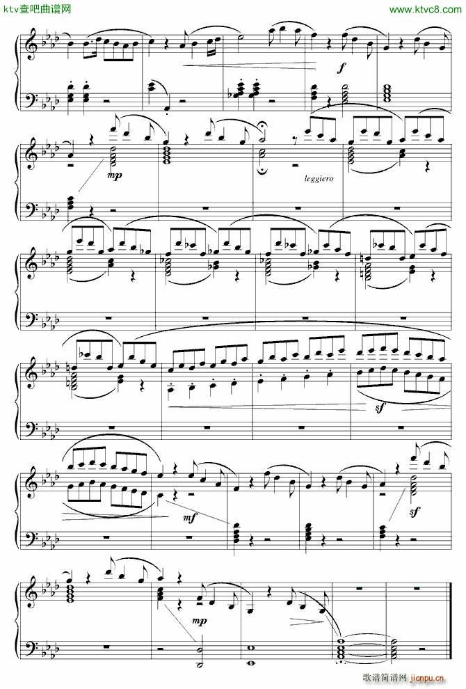 Sonatina in A flat(����V)5